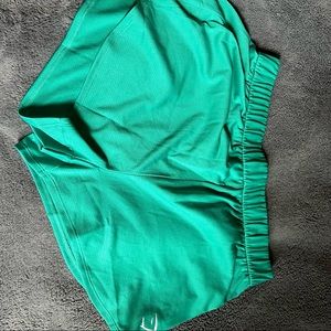 Gymshark mesh shorts green